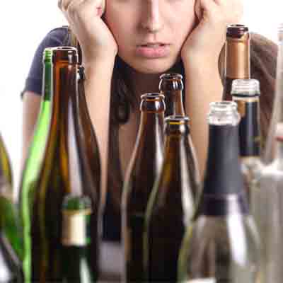 Image showing a person desperate to get alcohol addiction treatment at a rehab clinic